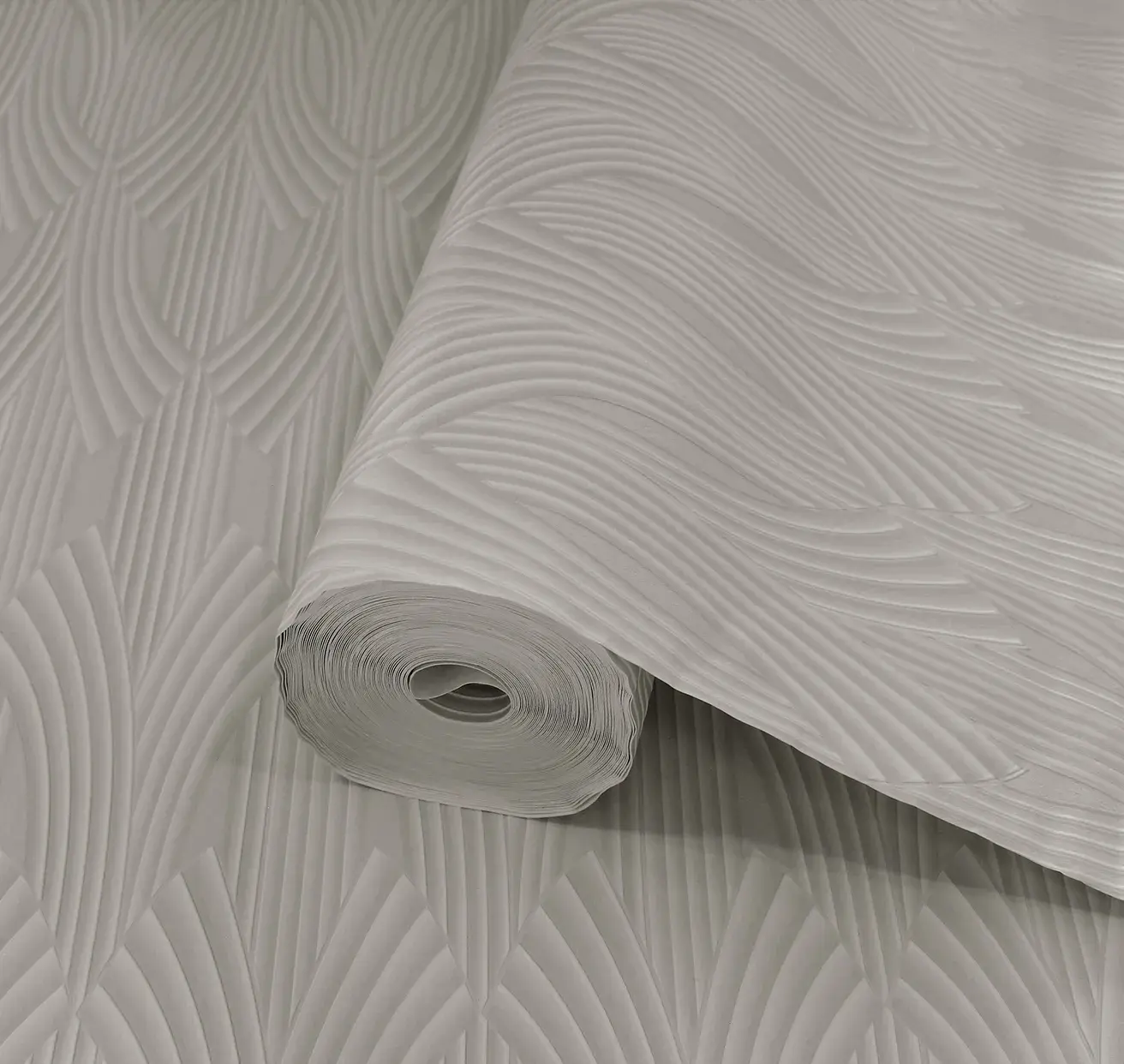 Gray Embossed Wallpaper – Understated Elegance (24102-2)
